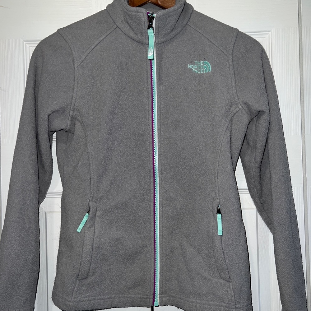 The North Face Girls Fleece Zip Up Jacket M - 10/12